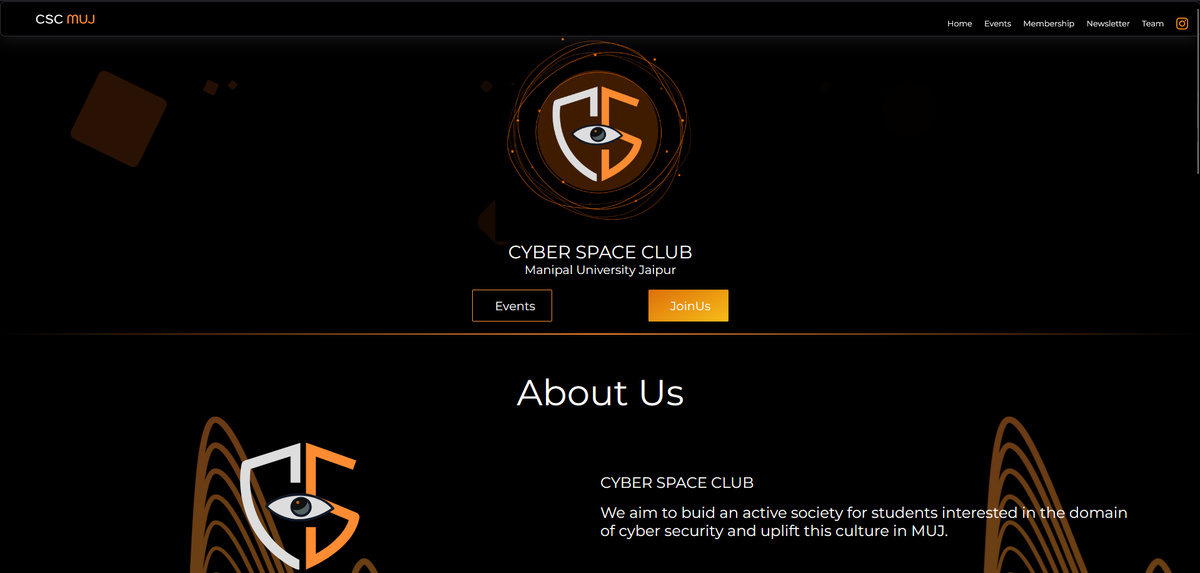 Cyber Space Club -MUJ